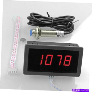 ^R[^[ J[bhLEDfW^^R[^[RPMXs[h[^[{z[ߐڃXCb`ZT[NPN Car Red LED Digital Tachometer RPM Speed Meter{Hall Proximity Switch Sensor NPN