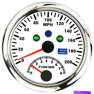 ^R[^[ 85mmJ[{[gfW^GPSXs[h[^[0-200mph^R[^[8000rpmQ[Wsv 85mm Car Boat Digital GPS Speedometer 0-200MPH Tachometer 8000RPM Gauge Odometer