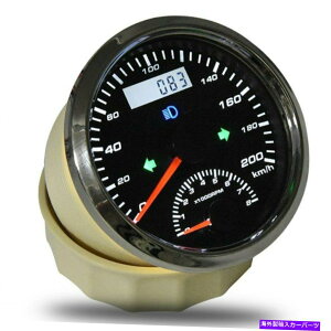 ^R[^[ h85mm{[gGPSXs[h[^[sv200km/h^R[^[0-8000rpmQ[W Waterproof 85mm Boat GPS Speedometer Odometer 200KM/H Tachometer 0-8000RPM Gauge