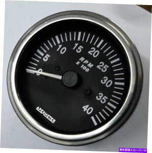 ^R[^[ V^R[^[0-4000 RPMI^l[^[MQ[WNx[ +24V NEW Tachometer 0-4000 RPM Alternator Signal Gauge Chrome Bezel +24V