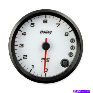 ^R[^[ Holley 26-615WAiOX^C̃^R[^[AA0-8KA3-3/8C` Holley 26-615W Analog-Style Tachometer, White, 0-8k, 3-3/8 Inch