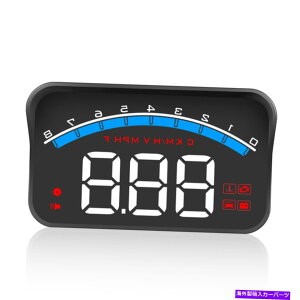^R[^[ jo[TM6SJ[HUDfBXvCODB IIXs[h[^[^R[^[Xs[h/EH[^[B5Y3 Universal M6S Car HUD Display ODB II Speedometer Tachometer Speed/Water B5Y3
