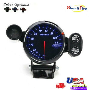 ^R[^[ 3.5C`J[^R[^[Q[WLbgLEDI[g[^[VtgCg+XebsO[^[RPM 3.5Inch Car Tachometer Gauge Kit LED Auto Meter Shift Light+Stepping Motor RPM