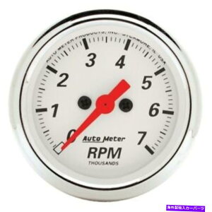 ^R[^[ 1397kɃzCgdC^R[^[ AutoMeter 1397 Arctic White Electric Tachometer