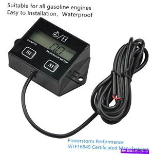 ^R[^[ 2܂4Xg[NKXGW̃fW^^bNԃ[^[^R[^[Q[WATV UTV Digital Tach Hour Meter Tachometer Gauge For 2 or 4 stroke Gas Engines ATV UTV