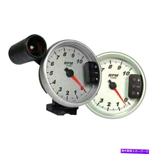 ^R[^[ X[p[Rv5 "^R[^[Q[WWVtgCgAA10000 rpm Super Comp 5" Tachometer Gauge w Shift Light, White, 10000 RPM