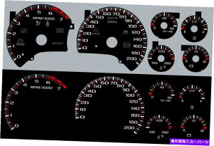 ^R[^[ 97-04V{[RxbgC5O[Q[W_CLbg200 mph 97-04 Chevrolet Corvette C5 Glow Gauges Dials Kit 200MPH