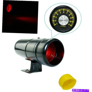 ^R[^[ 1000 11000rpm\ԐFLED^`Q[W^R[^[VtgCgubN12V 1000 11000RPM Adjustable Red LED Tacho Gauge Tachometer Shift Light Black 12V