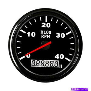 ^R[^[ 85mm{[g}^R[^[fB[[GW^`Q[W4000 rpm w/ hourmeter 85mm Boat Marine Tachometer Diesel Engine Tacho Gauge 4000 RPM w/ Hourmeter