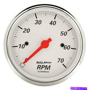 ^R[^[ 3-1/8 "C_bV^R[^[0-7,000 rpm Arctic White-1398̎ԃ[^[-1398 Auto Meter For 3-1/8" In-Dash Tachometer 0-7,000 RPM Arctic White - 1398