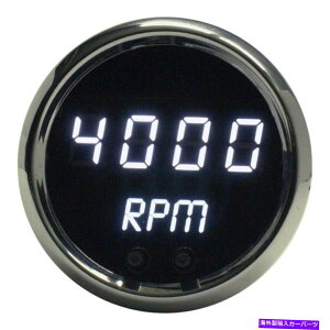 ^R[^[ Intellitronix 2-1/16 "vO\LEDfW^~j^R[^[AzCgA9900 rpm Intellitronix 2-1/16" Programmable LED Digital Mini Tachometer, White, 9900 RPM