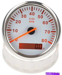 ^R[^[ 85mmԃfW^GW^bNԃ[^[^R[^[Q[W8000 rpmbhobNCg 85mm Car Digital Engine Tach Hour Meter Tachometer Gauge 8000 RPM Red Backlight
