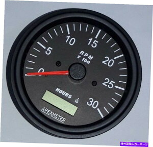 ^R[^[ V^R[^[/ԃ[^[0-3000 RPMI^l[^[MQ[WubNx[ +12V NEW Tachometer/Hourmeter 0-3000 RPM Alternator Signal Gauge Black Bezel +12V