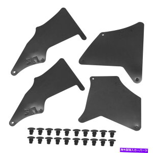 フェンダーライナー 2003年から2009年のトヨタ4runner USの4つのスプラッシュシールとクリップフェンダーライナーガードのセット Set of 4 Splash Seals & Clips Fender Liner Guard for 2003-2009 Toyota 4Runner US