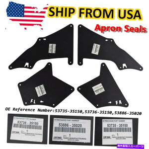 tF_[Ci[ NTXGX460 GX470 GX 470 460tF_[Ci[K[hGv}bhtbvp̃XvbVV[ Splash Seals for Lexus GX460 GX470 GX 470 460 Fender Liner Guards Apron Mud Flap