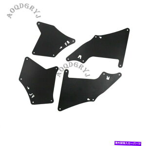 tF_[Ci[ 4PCSg^vhFJ120 2003-2009tF_[Ci[V[XJ[gXvbVK[h 4pcs Apron For Toyota Prado FJ120 2003-2009 Fender Liner Seal Skirt Splash Guard