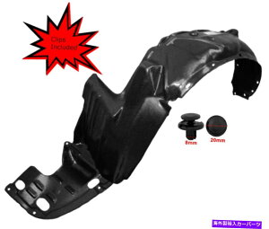 tF_[Ci[ 98-02z_AR[hHO1248106p̃NbvtVtghCo[TChtF_[Ci[ New Front Driver Side Fender Liner W/ Clips For 98-02 Honda Accord HO1248106