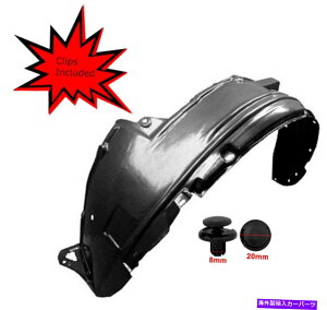 tF_[Ci[ 2007N2009Ñz_CR-V HO1250110̐VtghCo[TChtF_[Ci[w/Nbv New Front Driver Side Fender Liner W/ Clips For 2007-2009 Honda CR-V HO1250110