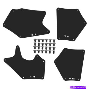 �t�F���_�[���C�i�[ 4x�t�����g�T�C�h�t�F���_�[���C�i�[�t���b�v�K�[�h�X�v���b�V���g���^�Z�R�C�A�c���h��07-20 4x Front Sides Fender Liners Flaps Guard Splash for Toyota Sequoia Tundra 07-20