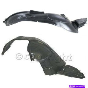 tF_[Ci[ 98-2002̃XvbVV[hXotHX^[tgEZbg2 Splash Shield For 98-2002 Subaru Forester Front Left & Right Side Set of 2