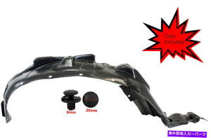 tF_[Ci[ 01-06 ACURA MDX AC1251101̂߂̃Nbvt̐V葤tF_[Ci[ New Front Passenger Side Fender Liner W/ Clips For 01-06 Acura MDX AC1251101