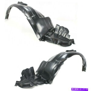 フェンダーライナー 2006年から2007年のSubaru Impreza Outback Front Left&Rightのフェンダーライナーのセット Set of Fender Liners For 2006-2007 Subaru Impreza Outback Front Left & Right