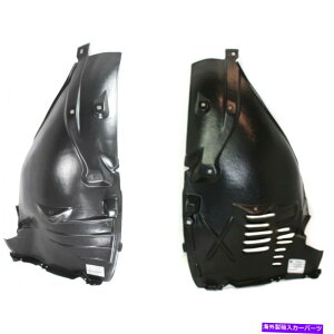 �t�F���_�[���C�i�[ �����Z�f�X�̃N���XLH��rh��2�̃t�F���_�[���C�i�[�̃t�����g���ƉE�̃y�A�Z�b�g Pair Set of 2 Fender Liners Front Left-and-Right for Mercedes S Class LH & RH