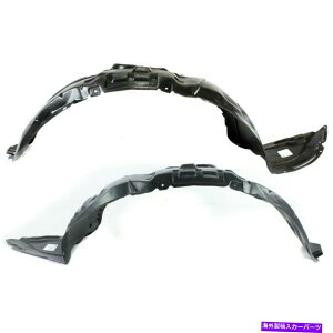 tF_[Ci[ 10-11}c_3 2.0Lp̐VtghCo[ƏqTChtF_[Ci[Zbg New Front Driver & Passenger Side Fender Liner Set For 10-11 Mazda 3 2.0L