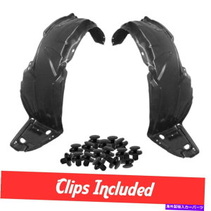tF_[Ci[ 2004N2005Ñz_VrbNZ_N[ŷ߂̃NbvtVtgtF_[Ci[Zbg New Front Fender Liner Set W/ Clips For 2004-2005 Honda Civic Sedan Coupe