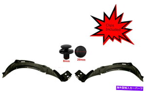 tF_[Ci[ 2005N2006NAcura RSX AC1250102 AC1251102̂߂̐VtgtF_[Ci[ZbgW/Nbv New Front Fender Liner Set W/ Clips For 2005-2006 Acura RSX AC1250102 AC1251102