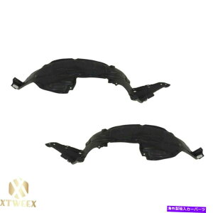 �t�F���_�[���C�i�[ ��+�E�T�C�h�t�F���_�[���C�i�[�X�v���b�V���V�[���h�y�A�y�A�Z�b�g2��98-99���Y�A���e�B�} Left+Right Side Fender Liner Splash Shield Pair Set of 2 For 98-99 Nissan Altima