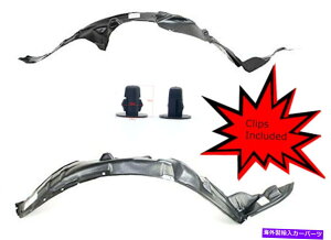 tF_[Ci[ 98-02g^J[TO1247103 TO1246103̐VtgtF_[Ci[ZbgW/Nbv New Front Fender Liner Set W/ Clips For 98-02 Toyota Corolla TO1247103 TO1246103