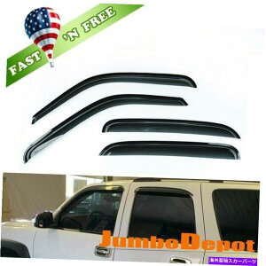 oOV[h tBbg2000-2006V{[^z[GMC[REBhEoCU[TxgCK[hX[NX[N Fit 2000-2006 Chevrolet Tahoe GMC Yukon Window Visors Sun Vent Rain Guard Smoked