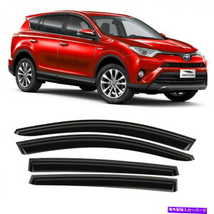 oOV[h g^RAV4̂߂̃{KXCK[h2013-2018e[vI Voron Glass Window Rain Guards for Toyota RAV4 2013-2018 Tape-on