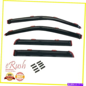 �o�O�V�[���h 2009-2014�t�H�[�hF-150�N���[�L���u4DR�`�����l���C���X���[�N�E�B���h�E�o�C�U�[���C���K�[�h FOR 2009-2014 FORD F-150 CREW CAB 4DR IN-CHANNEL SMOKED WINDOW VISORS RAIN GUARD�y���s�A���i�z