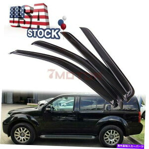 oOV[h 2006N2011N̓YpXt@C_[̂߂̕č4xX[NEBhETCoCU[xgK[h US 4X Smoke Window Sun Rain Visors Vent Guard For 2006-2011 Nissan Pathfinder