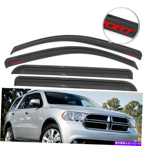 oOV[h tBbg11-21_bWfSZ_CEBhEoCU[K[hfBtN^[W/X|[c Fits 11-21 Dodge Durango Sedan Rain Window Visor Guard Deflector W/ Sport