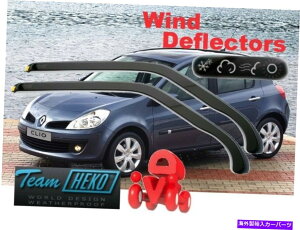 oOV[h m[NIIII 2005-2014 2.PC HEKO 27154tghA͔̕d Wind deflectors for RENAULT CLIO III 2005 - 2014 2.pc HEKO 27154 FRONT DOORS