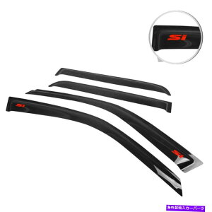 oOV[h 97-01z_CRV 4DRCEBhEoCU[X[NTChK[hxgVF[hftN^[ For 97-01 Honda CRV 4DR Rain Window Visor Smoke Side Guard Vent Shade Deflector