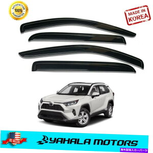 oOV[h TChEBhETxgoCU[CK[hg^RAV4 2019-2021̕Ό Side Window Sun Vent Visor Rain Guards Deflectors for Toyota Rav4 2019-2021