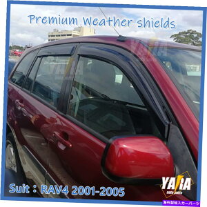 oOV[h g^RAV4 5DR 2001-2005VCV[hWeatherShields Window Visors Tinte For TOYOTA RAV4 5DR 2001-2005 Weather shields Weathershields Window visors tinte