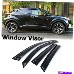 oOV[h Fit 2017 2018 2019 2020 2021g^ChR C-HREBhEoCU[TVF[hCK[h Fit 2017 2018 2019 2020 2021 Toyota CHR C-HR Window Visor Sun Shade Rain Guard