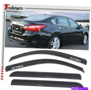 oOV[h 13-18̓YAeB}Z_EBhEoCU[XX^CCVF[hK[hftN^[ For 13-18 Nissan Altima Sedan Window Visor Slim Style Rain Shade Guard Deflector