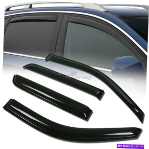 バグシールド 07-14のエスカレードGMT900スモークチントウィンドウバイザーシェード/ベント風/レインデフレクター FOR 07-14 ESCALADE GMT900 SMOKE TINT WINDOW VISOR SHADE/VENT WIND/RAIN DEFLECTOR