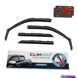 oOV[h TChEBhEfBtN^[09-18_bWN[LuVb^[v[t̃CK[h Side Window Deflectors Rain Guards for 09-18 Dodge RAM Crew Cab SHATTERPROOF