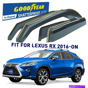 oOV[h TCoCU[2016-2022NTXRX 350 450HV^[v[t̕JK[h Sun Rain Visors Wind Rain Guards for 2016-2022 Lexus RX 350 450H SHATTERPROOF