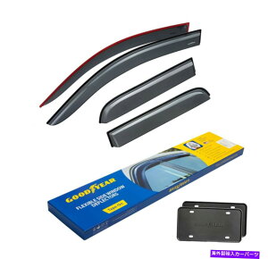 oOV[h CK[h̊CoCU[VF[h14-18V{[Vo[h_uLuVb^[v[t Rain Guards Vent Visors Shade for 14-18 Chevy Silverado Double Cab SHATTERPROOF