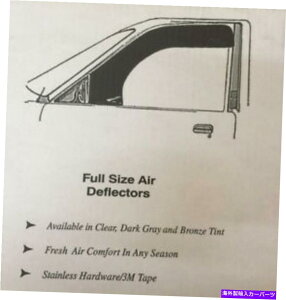 oOV[h GAftN^[It[hX^C̓_bWLo84/90 fwpautoɓK܂ Window air deflector off road style fits Dodge Caravan 84/90 fwpauto