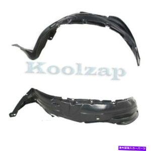 tF_[Ci[ 02-06 CRV CRV CR-VtgXvbVV[hCi[tF_[Ci[EyAZbg For 02-06 CRV CR-V Front Splash Shield Inner Fender Liner Left & Right PAIR SET