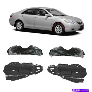 tF_[Ci[ g^Ĵ߂4̃tgtF_[GWXvbVV[hLbg̐VZbg2007-2009 New Set of 4 Front Fender & Engine Splash Shield Kit For Toyota Camry 2007-2009